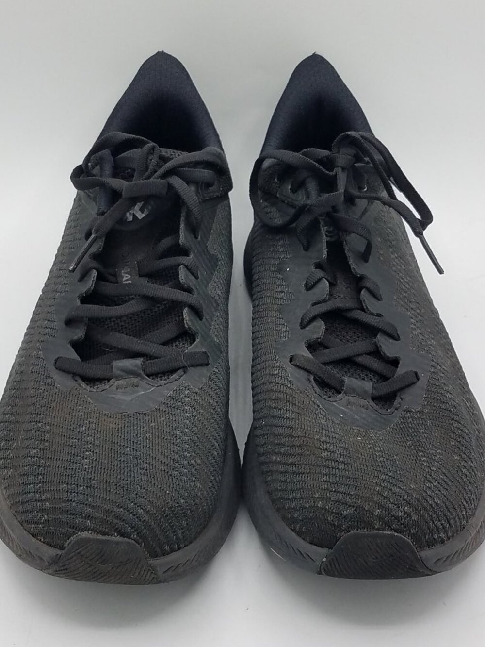 Hoka One One Solimar Running Shoes Triple Black Mens 12 D Sneakers 1123074 BBLC